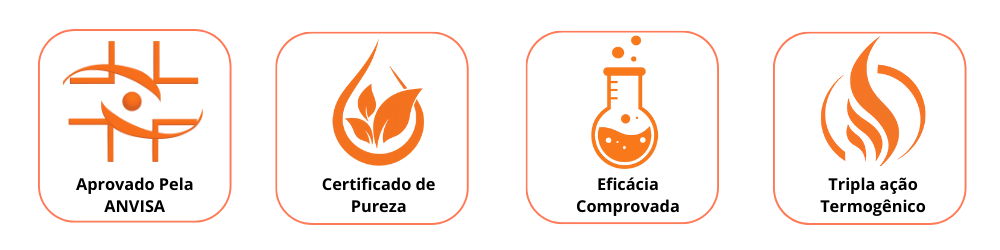 Selos de aprovação Laranja de Fogo