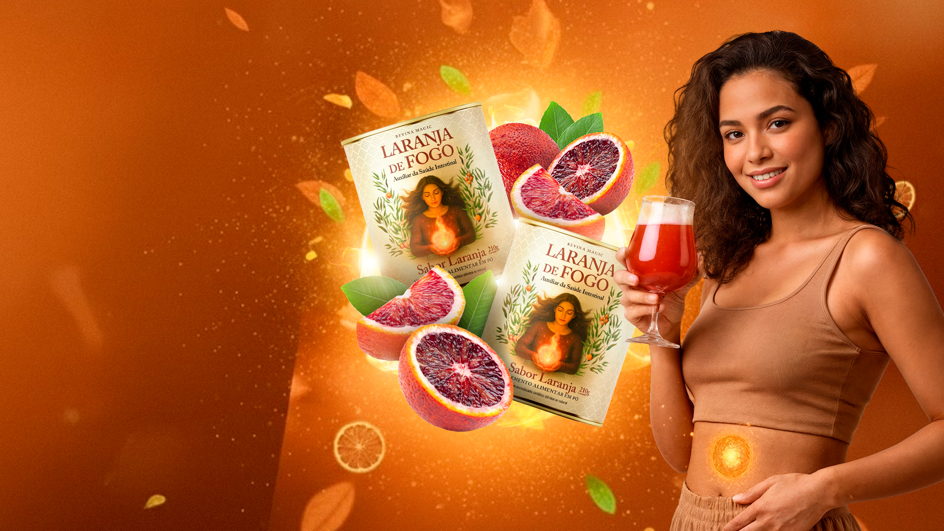 Banner Desktop Laranja de Fogo